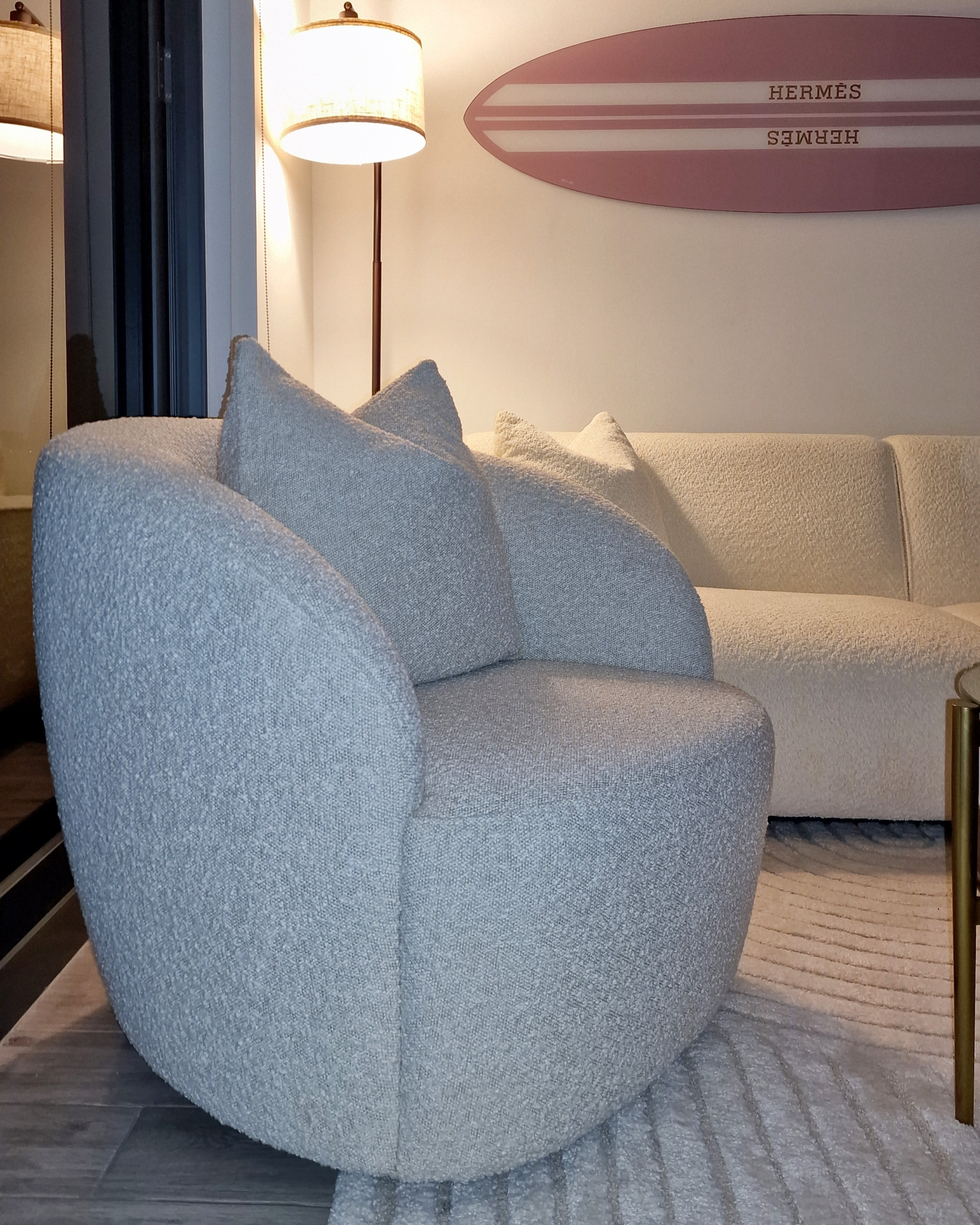 This wonderful swivel chair is a great addition to my cozy living room. Super comfortable and great quality!

#LTKhome