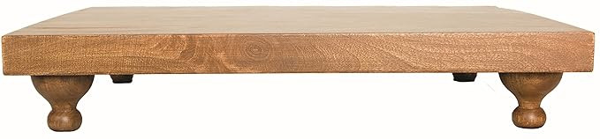 Heritage Lace Farmhouse 18"X3"X14" Wood Footed Serving Board | Amazon (US)
