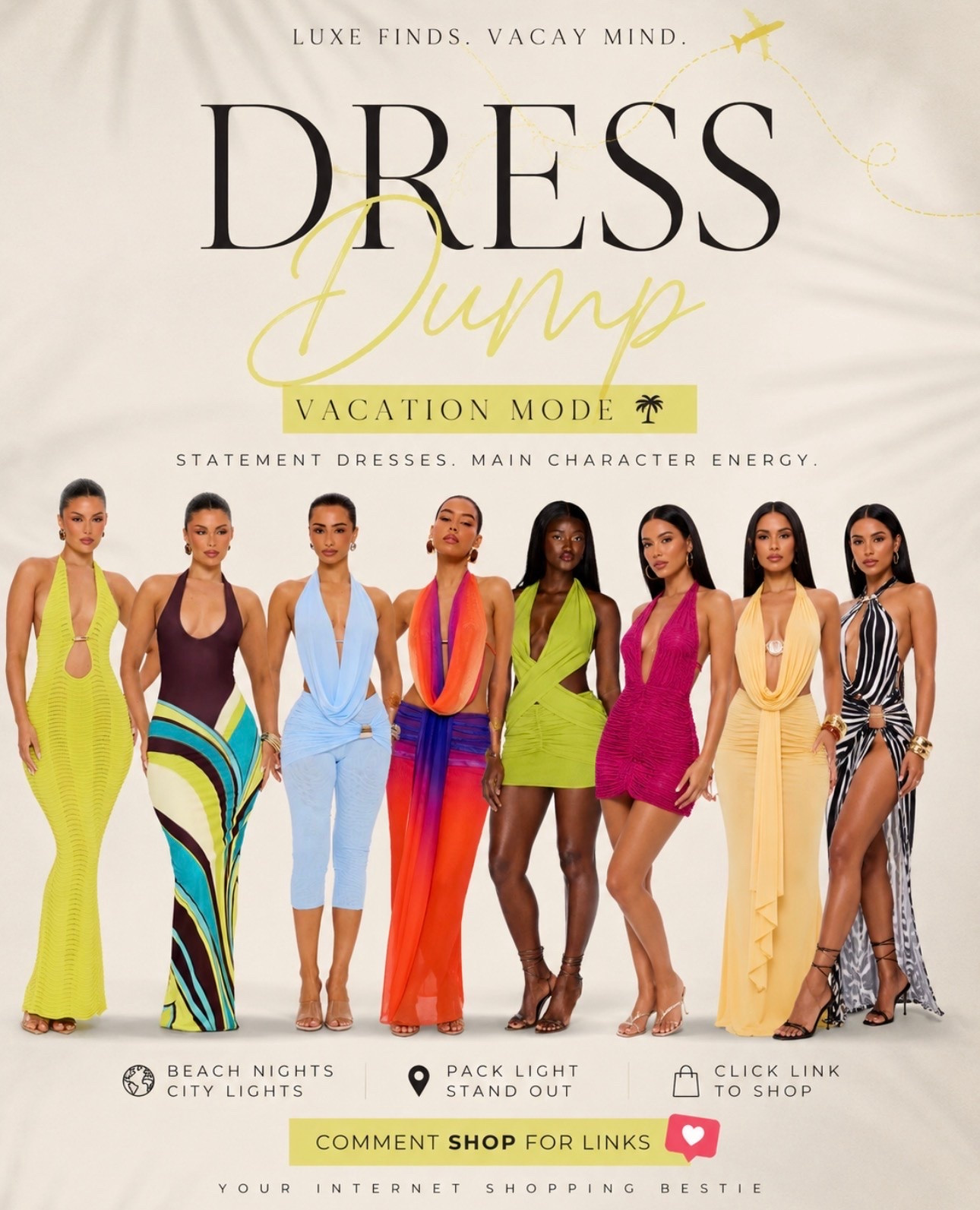 POV: Your vacation wardrobe just got a whole lot better. 🌴✨

These are the kind of dresses that make people stop and ask, “Where did you get that?” 😮‍💨

#LTKgrwm #LTKootd #LTKTravel