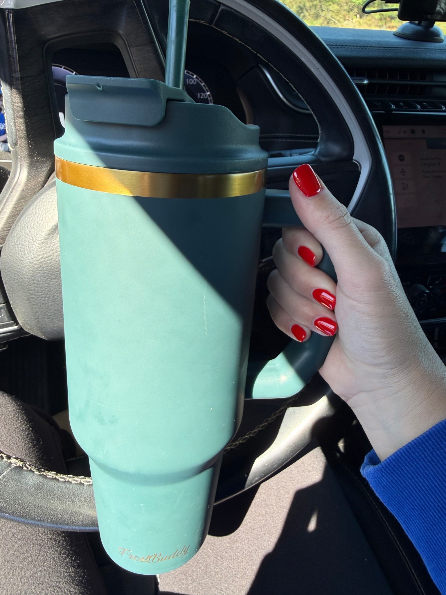 Obsessed with this cup! So versatile! It keeps your water cold all day, you can also use it to keep coffee hot or cold! Love it! 

#gotoitem #FrostBuddy #favoriteitem 

#LTKdayinmylife #LTKmorningroutine #LTKselfcare