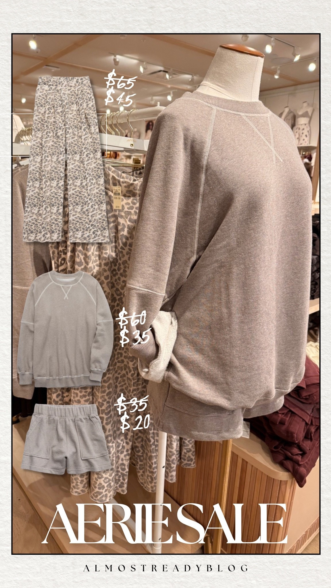 I got the XS pullover, Small shorts, XS printed pants!

Sale alert, lounge wear, sweat set, matching set, comfy outfits, casual outfits, aerie, Amanda west, almost_readyblog

#LTKSaleAlert #LTKOver40 #LTKPetite