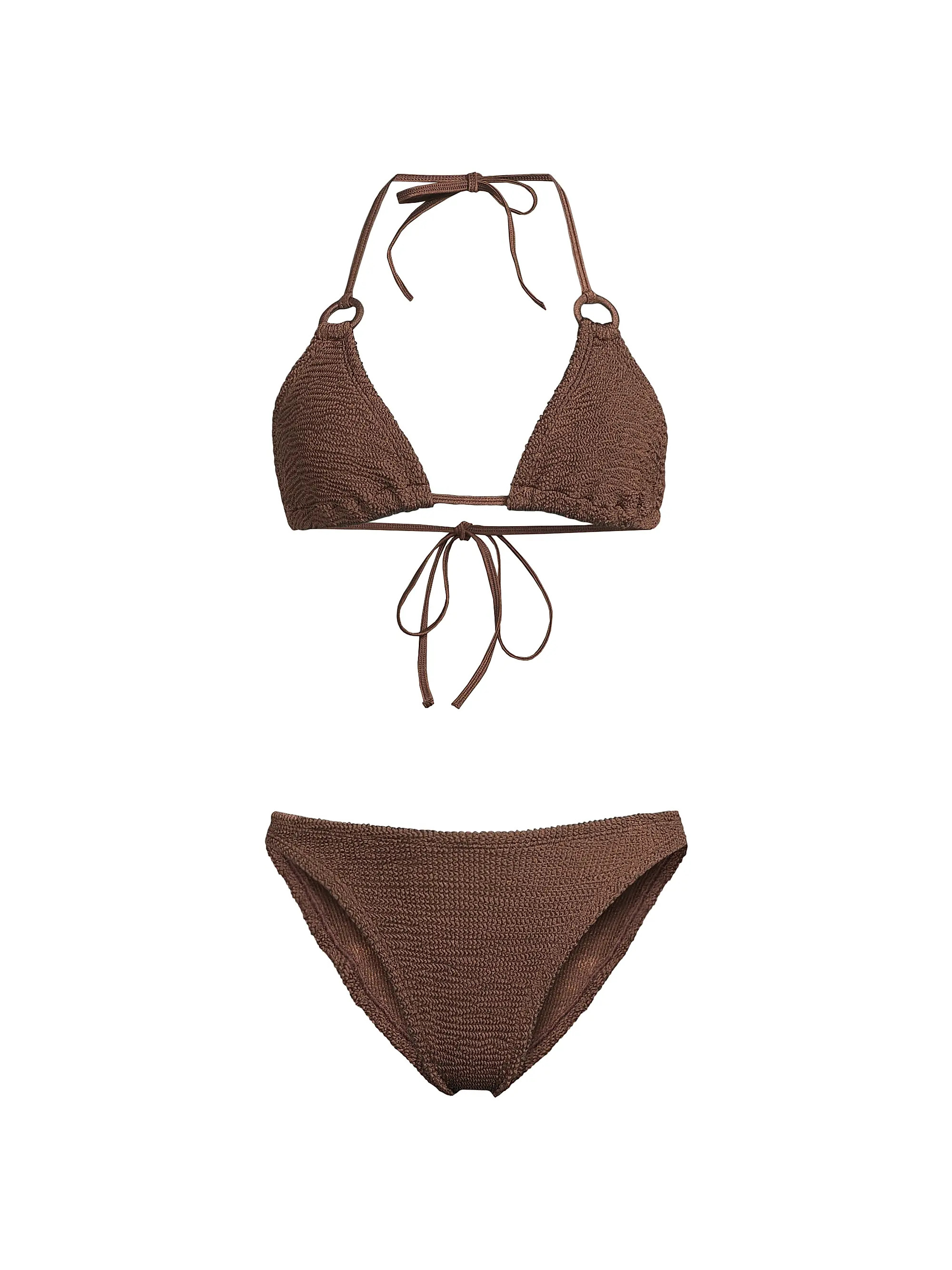 Eva Textured O-Ring Bikini | Saks Fifth Avenue