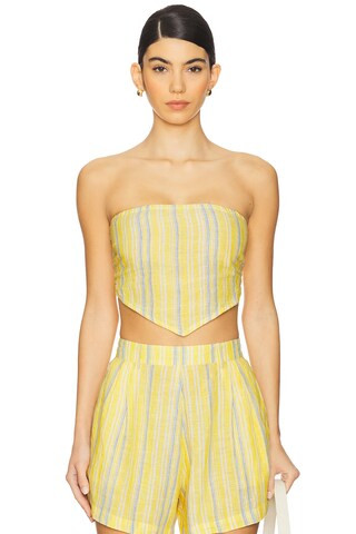 Joni Scarf Top in Sunny Skies | Revolve Clothing (Global)