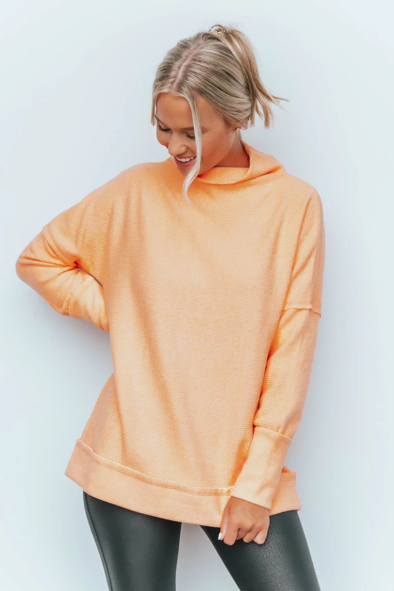 Get Your Facts Straight Mango High Neck Sweater | Apricot Lane Boutique