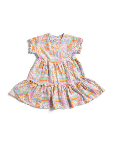 Little Girls Printed Dress | TJ Maxx