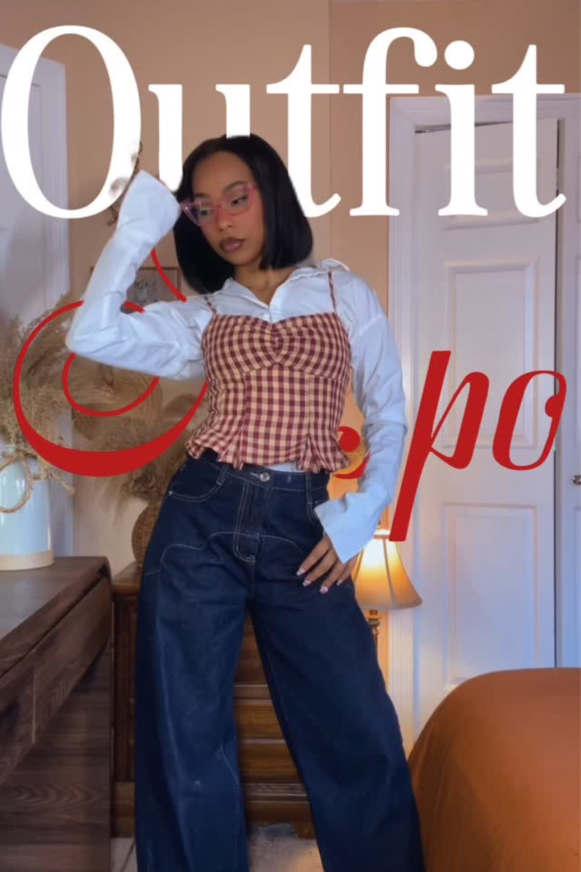 These jeans are my new personality sorry 😩🤍

•V-NECK GINGHAM SHIRRED
CAMI TOP @shopcider 

•WHITE FITTED SHIRT @prettylittlething 

•Western
Low Rise Denim Washed Baggy Jeans
Western Wear @sheinofficial @shein_us 

#outfitinspo #springfashion #springoutfitideas #classyfemininefashion #90sfashion #modestfashion #modestoutfit #springootd