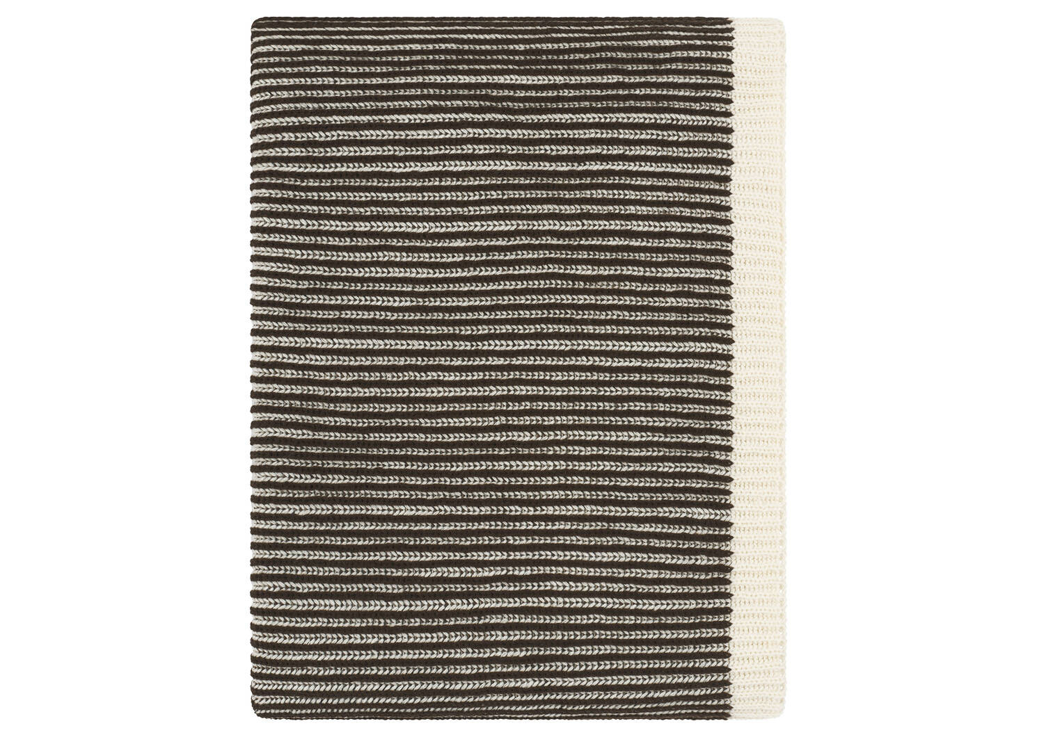 Dawson Throw Ivory/Brown | Urban Barn