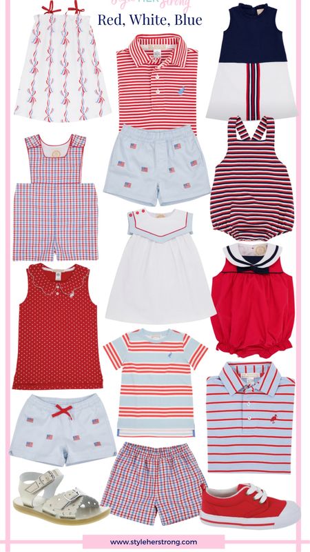 Memorial Day outfits, red white and blue outfits, patriotic outfits, beaufort bonnet 

#LTKFamily #LTKKids #LTKSeasonal