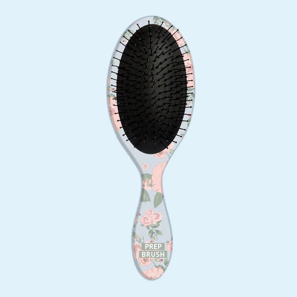 Floral Prep Brush - Sage Sky | Beachwaver Co