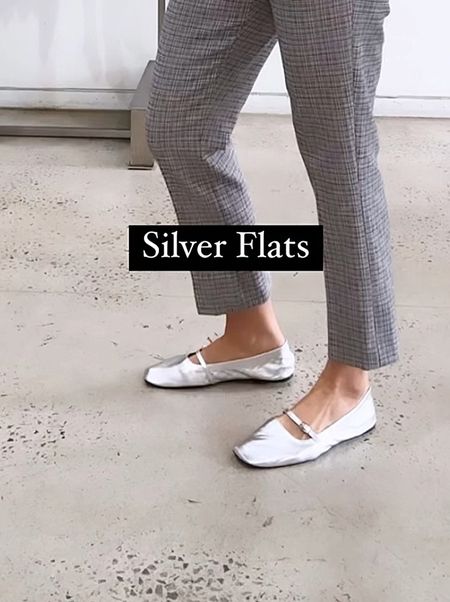 SPARKLE 🪩 this season with fabulous silver flats! Ballet styles are ticking the boxes for comfort, style, and oh-so fabulous!

#LTKshoecrush