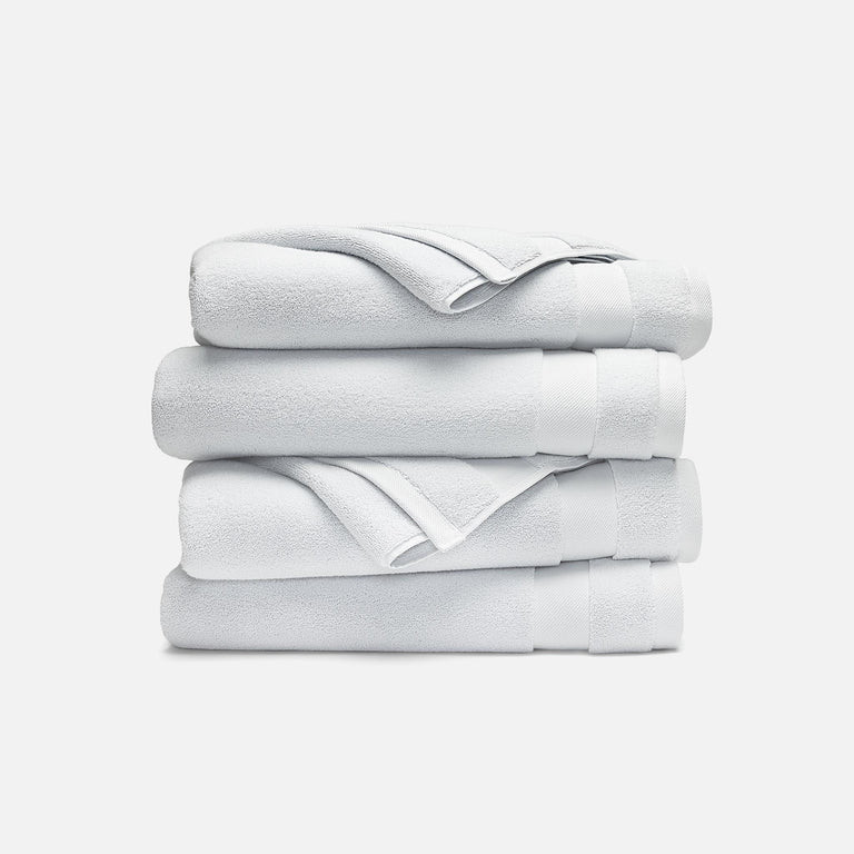 Super-Plush Set of 4 Bath Towel Bundle | Brooklinen