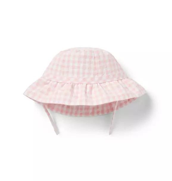 Baby Gingham Ruffle Sun Hat | Janie and Jack