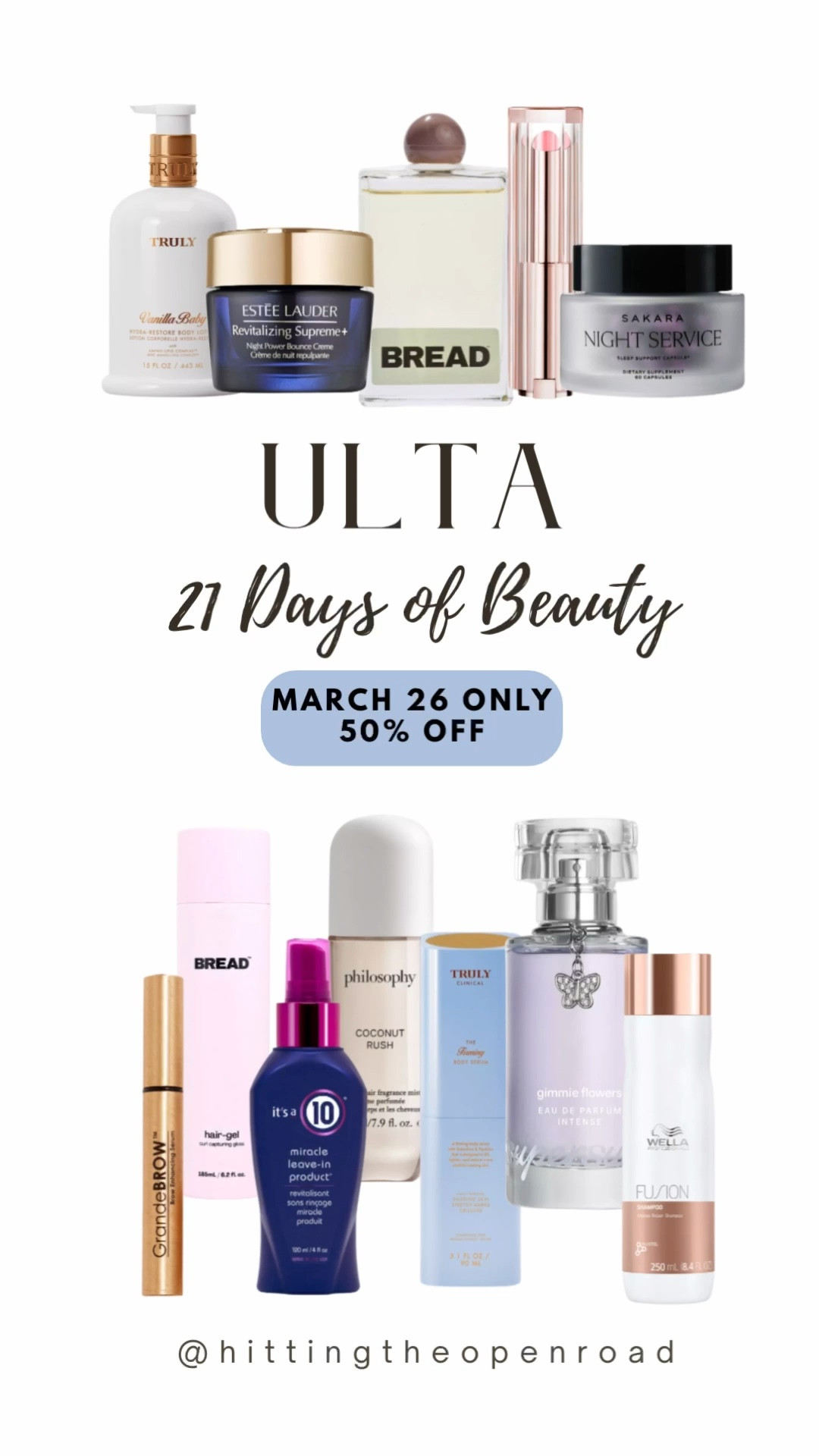 It looks like today is the last day of @ULTA Beauty’s 21 Days of Beauty event! Check out what’s on sale! 
#ultasale #beautysale #21daysofbeauty #makeup #skincare

#LTKselfcare #LTKSaleAlert #LTKBeauty