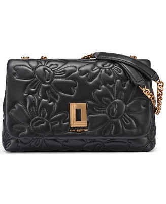 KARL LAGERFELD PARIS Lafayette Medium Shoulder Handbag - Macy's | Macy's