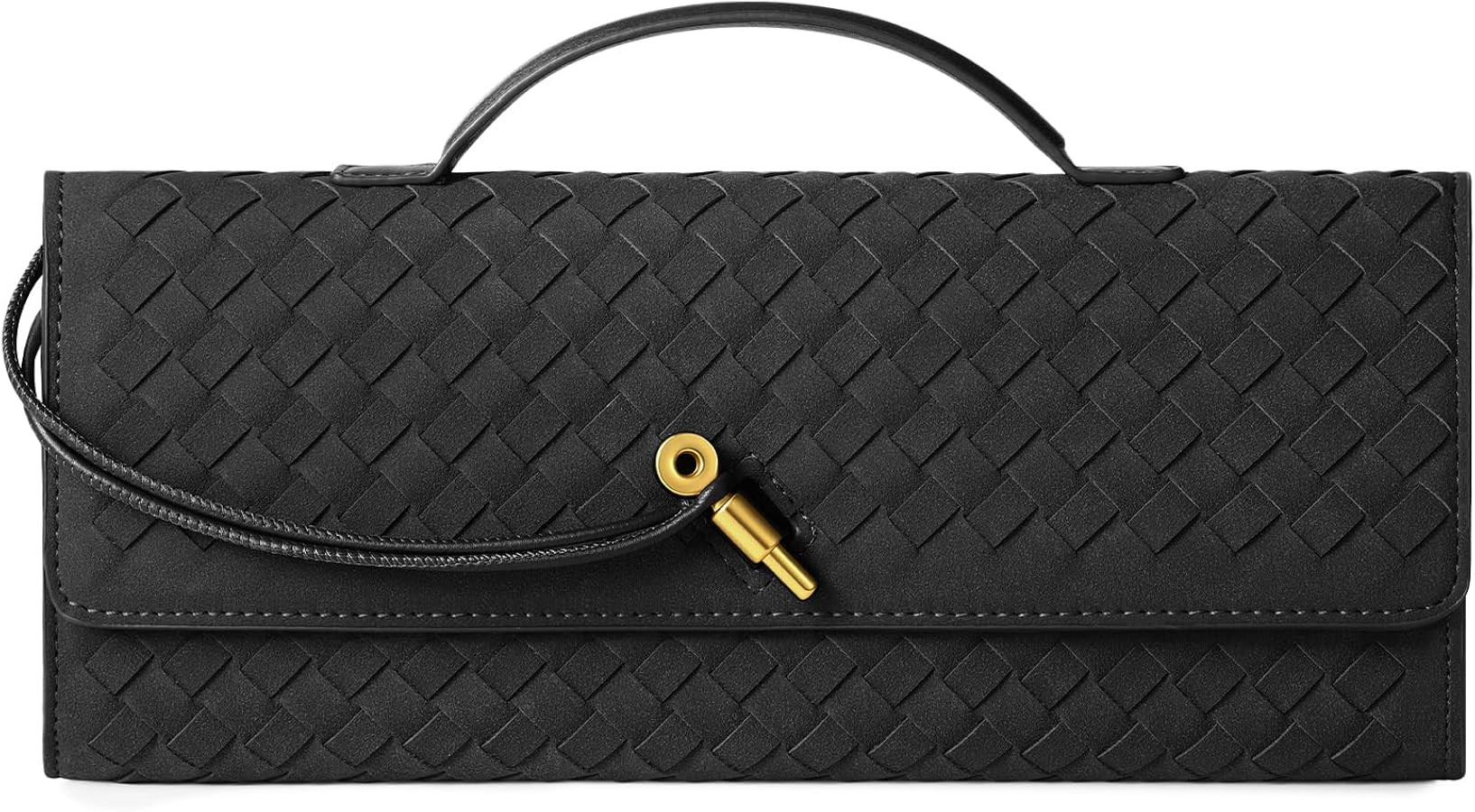 XquiziFit Clutch Purses for Women Woven Handbag Leather Evening Shoulder Bags Ladies Crossbody Ba... | Amazon (US)