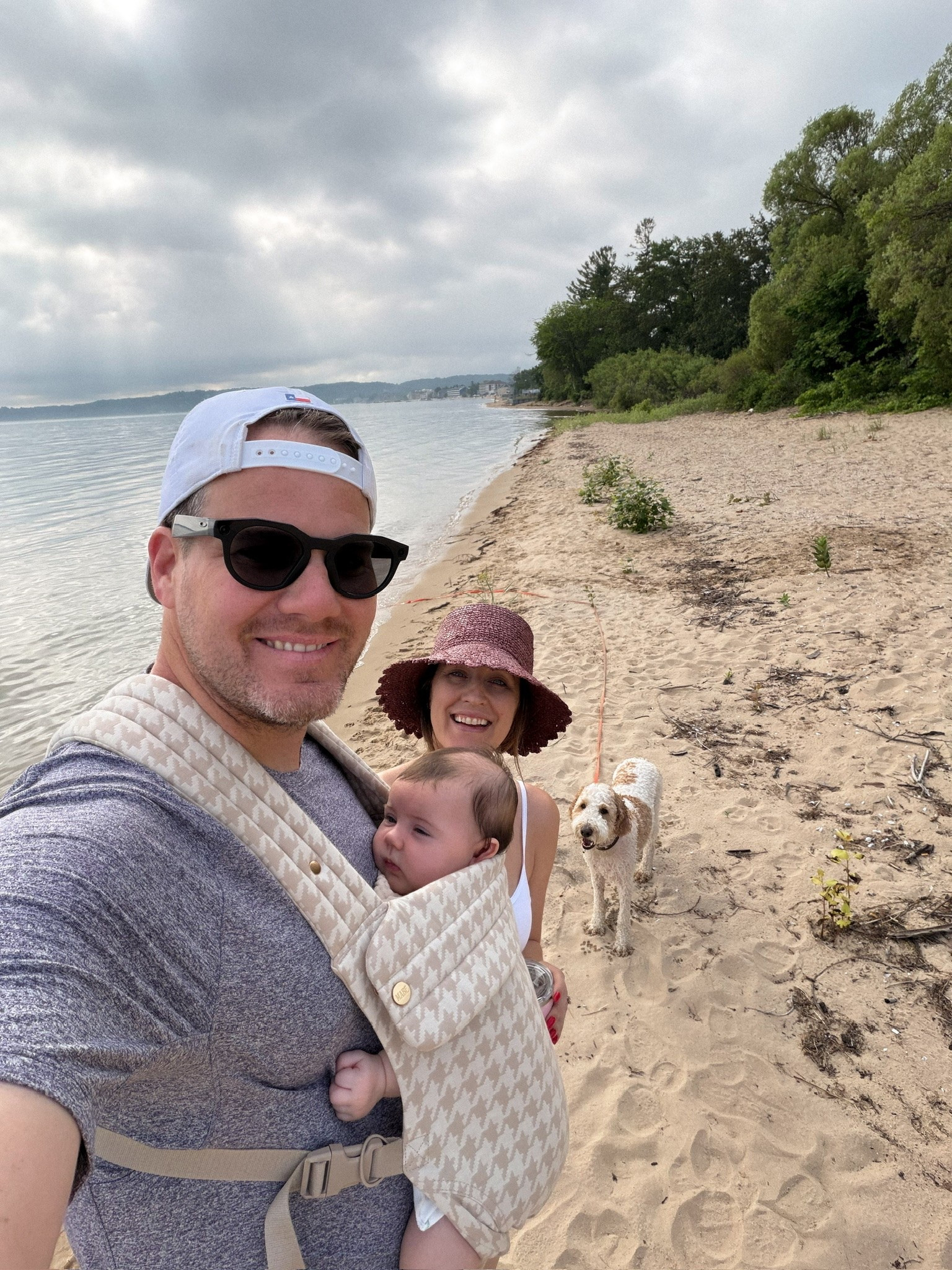 Family beach walk! We love our @mabeproducts carrier, use code CHIC10 for 10% off

#LTKmomlife #LTKBaby