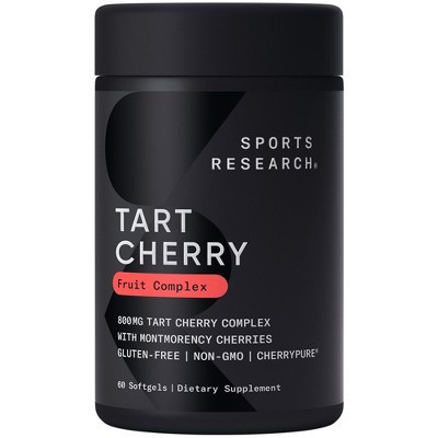 Sports Research Tart Cherry Concentrate, 800 mg, 60 Softgels, Dietary Supplements | Target