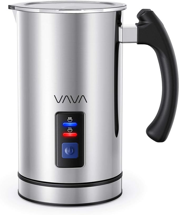Milk Frother, VAVA Electric Milk Steamer Liquid Heater with Hot or Cold Milk Functionality (Silen... | Amazon (CA)