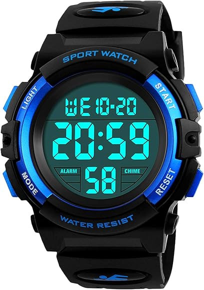 KIDPER Kids Digital Watch, Boys Sports Waterproof Led Watches with Alarm Wrist Watches for Boy Gi... | Amazon (US)
