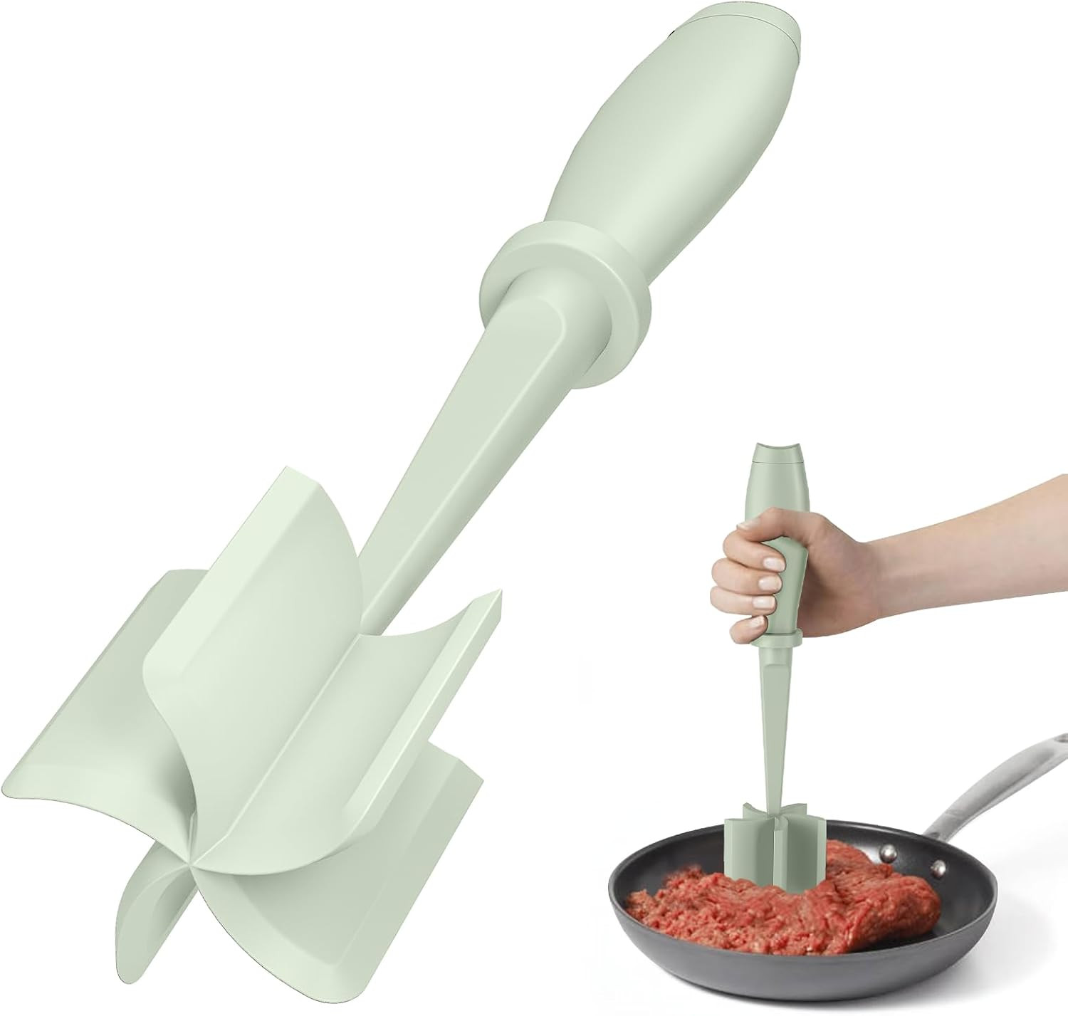 Meat Chopper Hamburger Grinder, Kitchen Smasher for Ground Beef | Amazon (US)