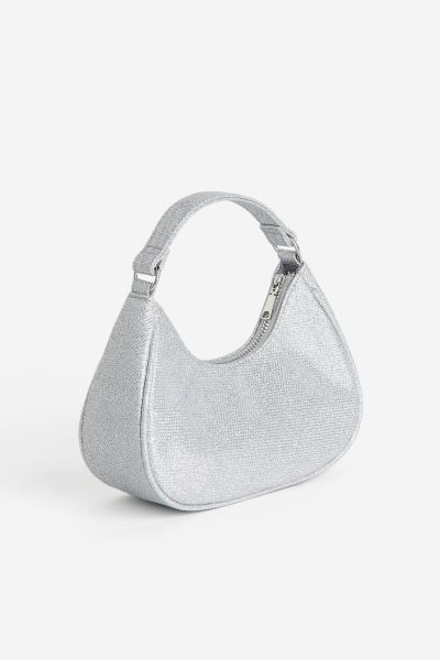 Hand bag - Silver-coloured - Ladies | H&M GB | H&M (UK, MY, IN, SG, PH, TW, HK)