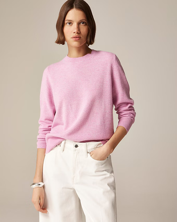 Cashmere classic-fit crewneck sweater | J. Crew US