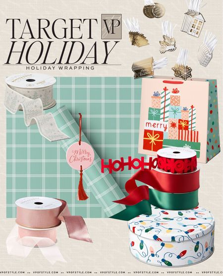 Target holiday wrapping combos to fit your home/ decor aesthetic. Budget friendly finds. Christmas wrapping paper gift wrap 

#LTKHoliday #LTKparties #LTKhome