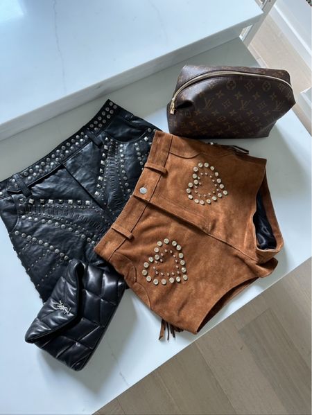 Summer edgy shorts from Revolve! I have worn these leather pair several times and they’re so cute and versatile! 

shorts l leather l leather shorts l shorts outfit 