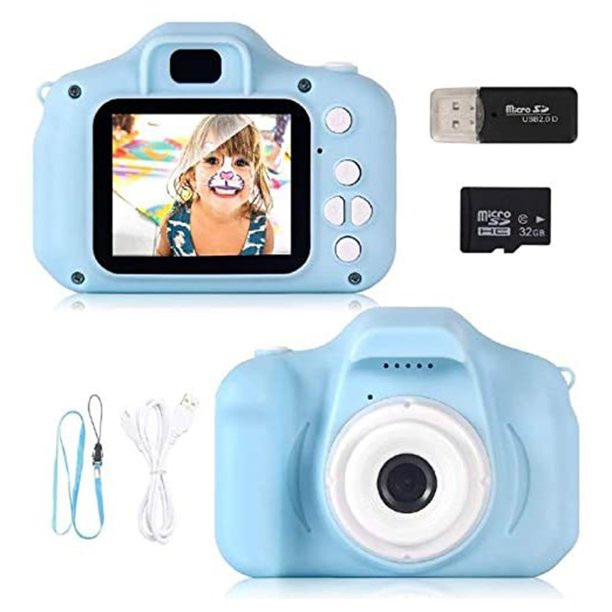 HAWEE Digital Camera for Kids - Mini Cartoon Rechargeable Video Camera with 2 Inch IPS Screen and... | Walmart (US)