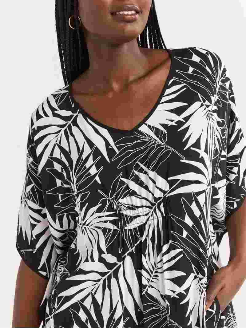 Joyspun Women’s Sleepwear Woven 46” Caftan Nightgown, S-4X | Walmart (US)