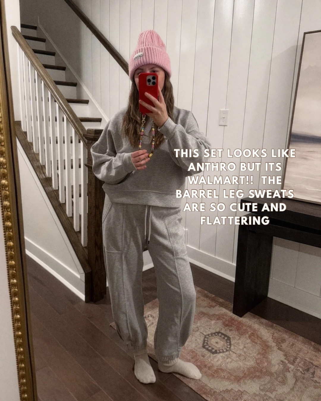 Large top medium sweats!