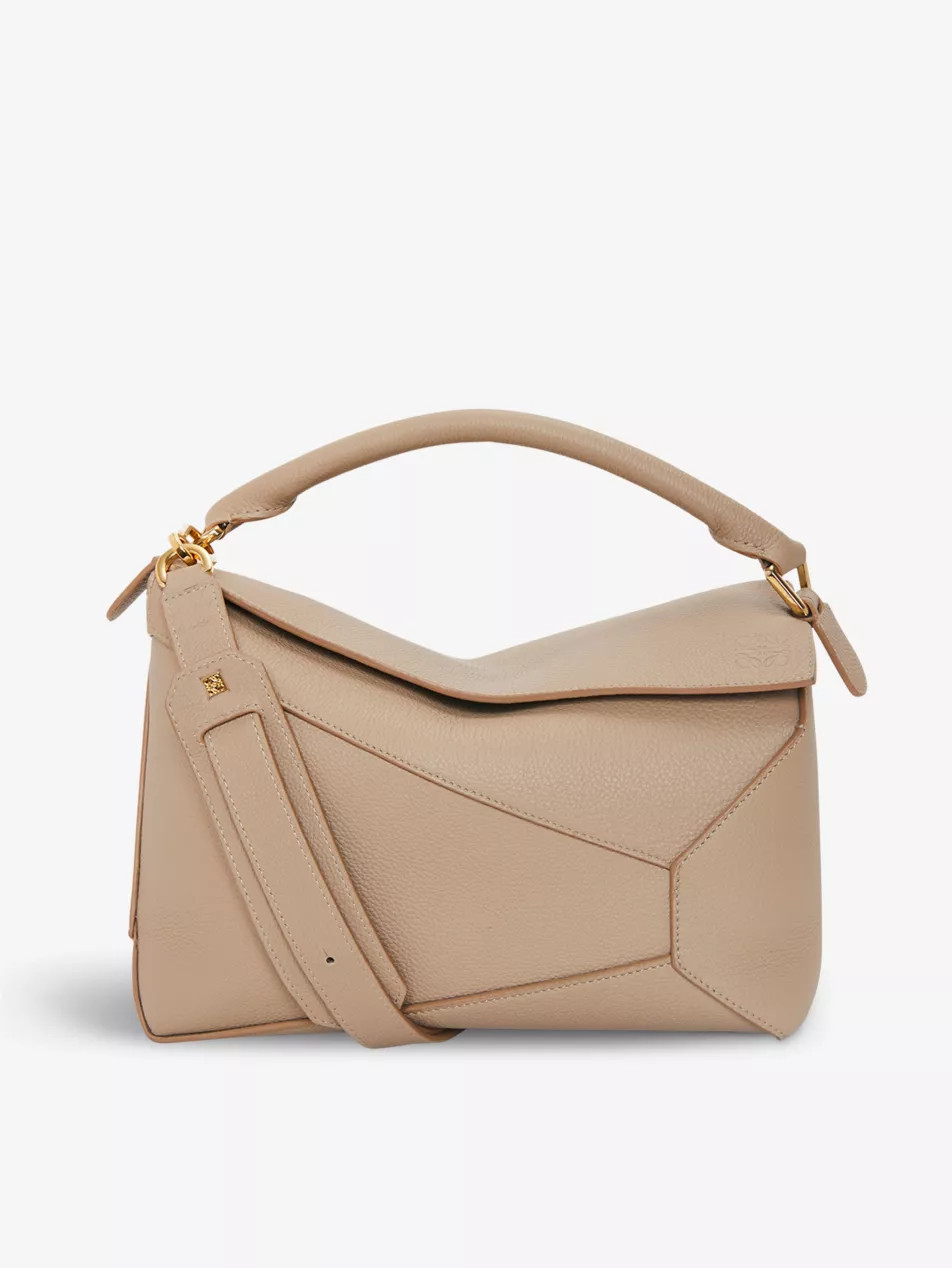 Puzzle leather shoulder bag | Selfridges