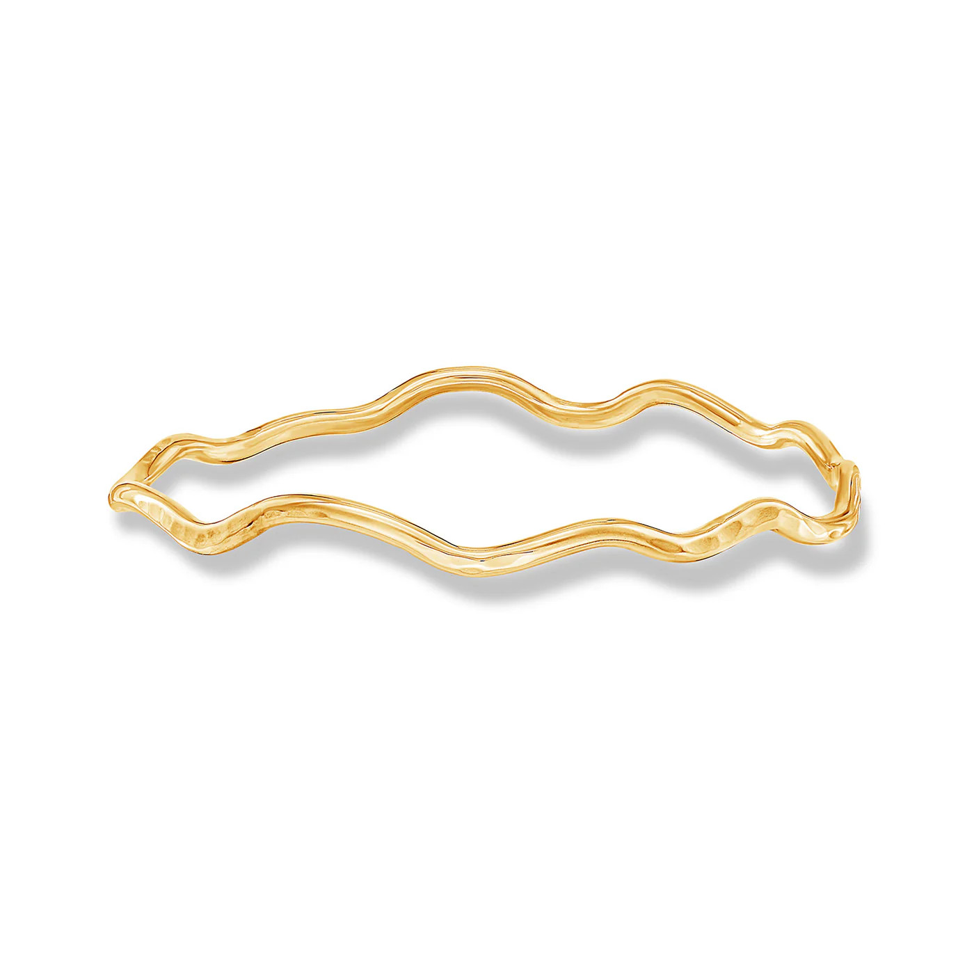 3mm Hammered Waterfall Bangle | Dower & Hall (Global)