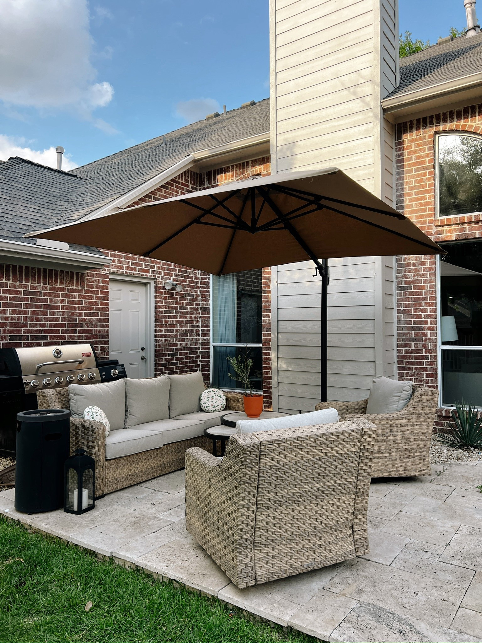 Our patio set! Great quality and love the neutral colors for our backyard.

Outdoor furniture, outdoor set, patio furniture, outdoor couch, outdoor living, outdoor hosting, home decor

#LTKSummerEdit #LTKSeasonal #LTKHome