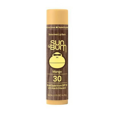 Sun Bum Mango Lip Balm - SPF 30 - 0.15oz | Target