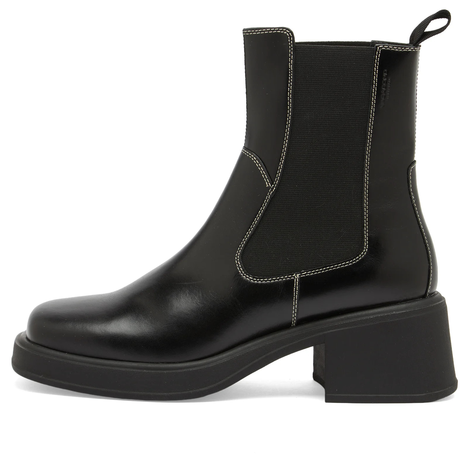 Vagabond Shoemakers Women's Dorah Leather Ankle Boot in Black/White, Size EU 36 | END. Clothing