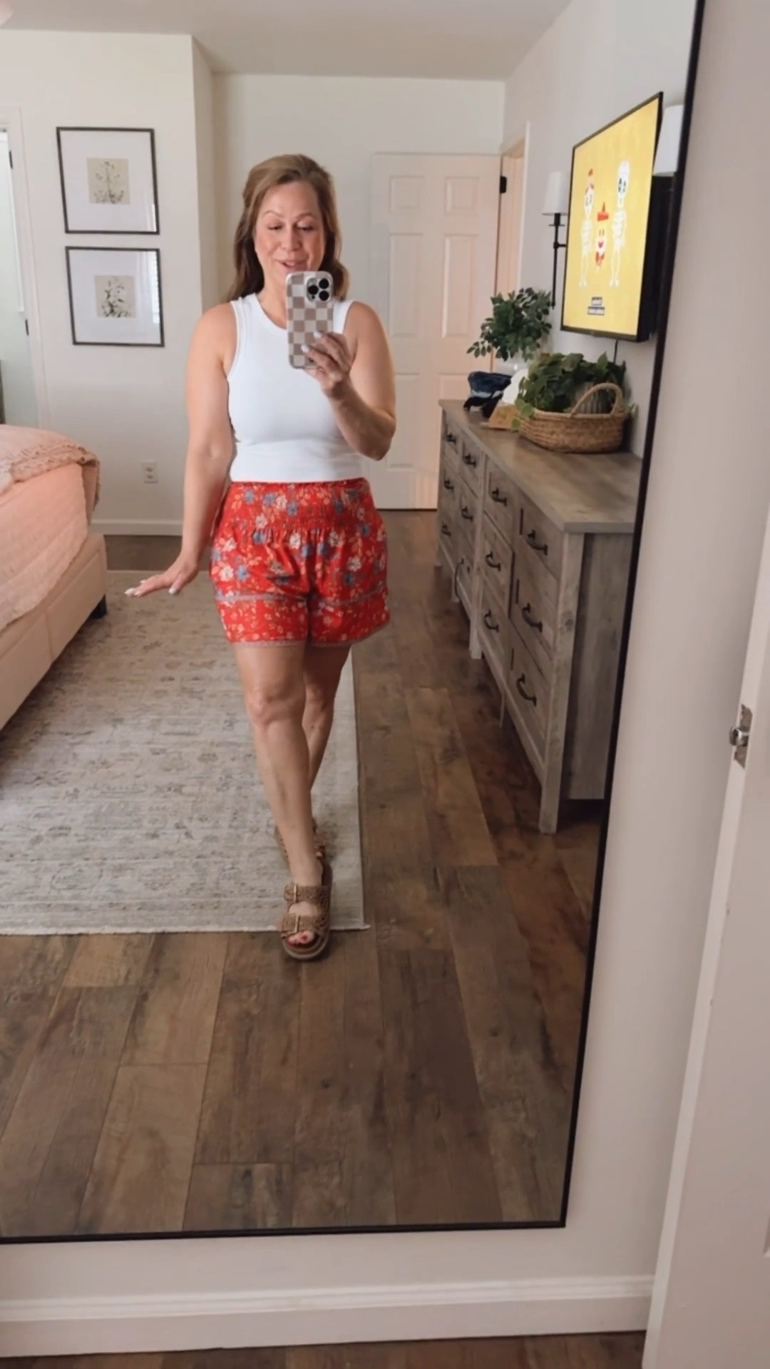 Casual summer outfit

I am in small in tank and
Shorts

#LTKootd #LTKSeasonal #LTKPetite