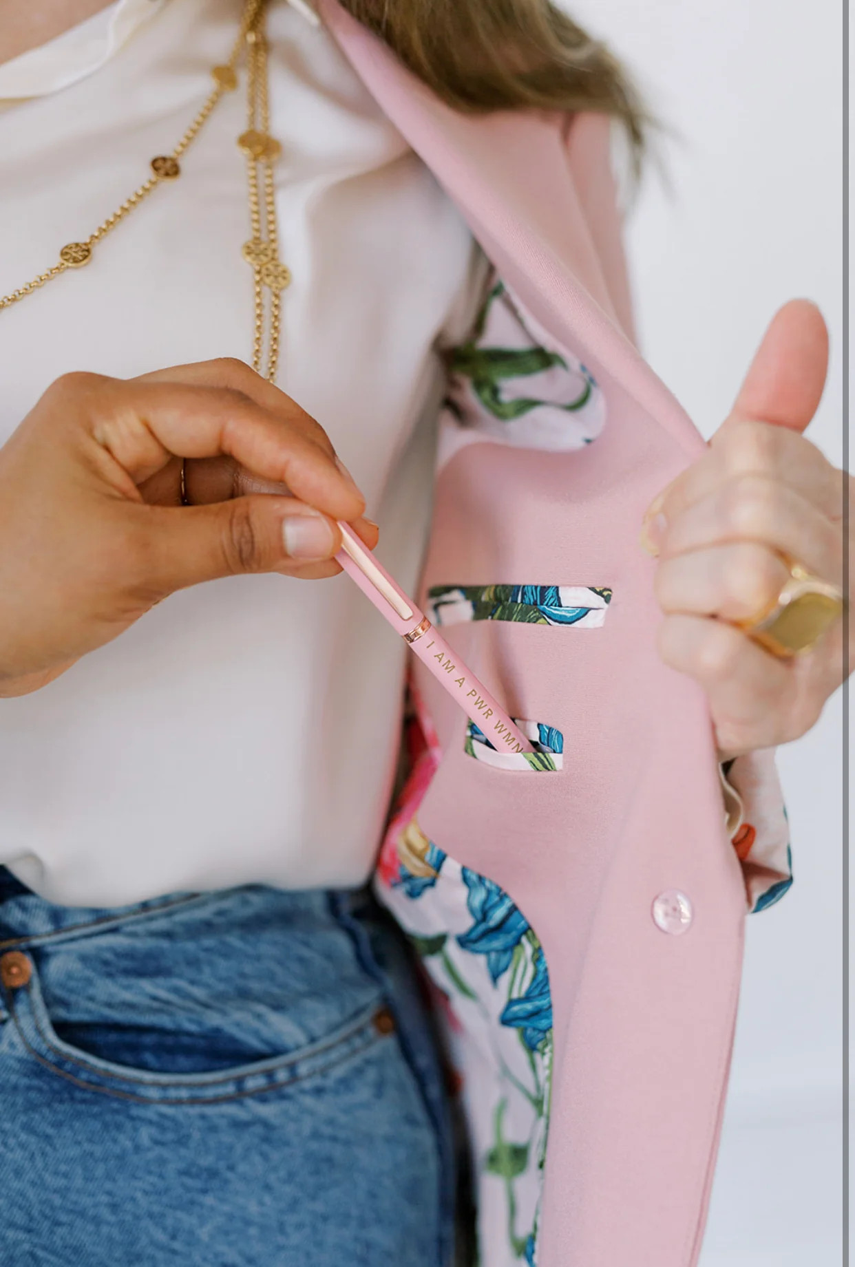 PWRFUL in Pink | Women's Pink Blazer | Women's Workwear | PWR WMN LLC