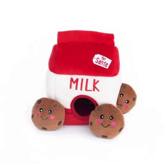 Holiday Burrow - Santa's Milk and Cookies Zippy paws Dog Toy | Etsy (CAD)