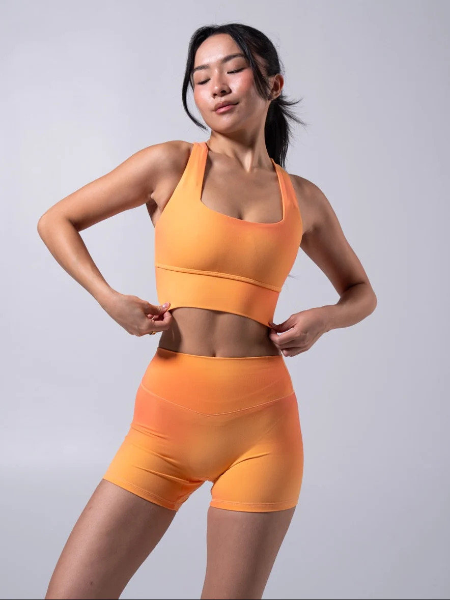 Revolution Sports Bra - Lava Print | Buffbunny Collection