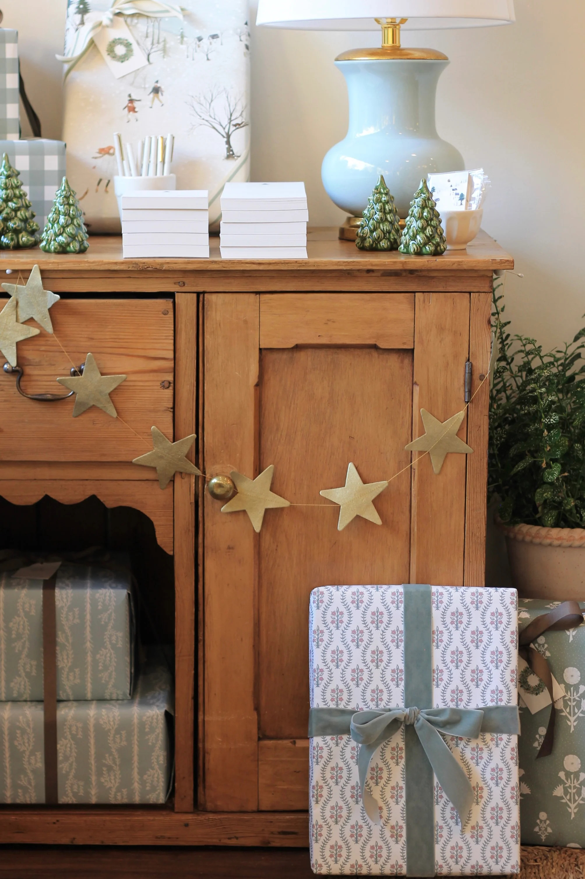 Paper Star Garland | JSH Home Essentials