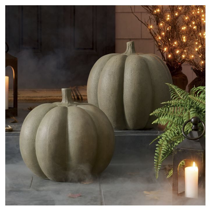 Stone Porch Pumpkins | Grandin Road | Grandin Road