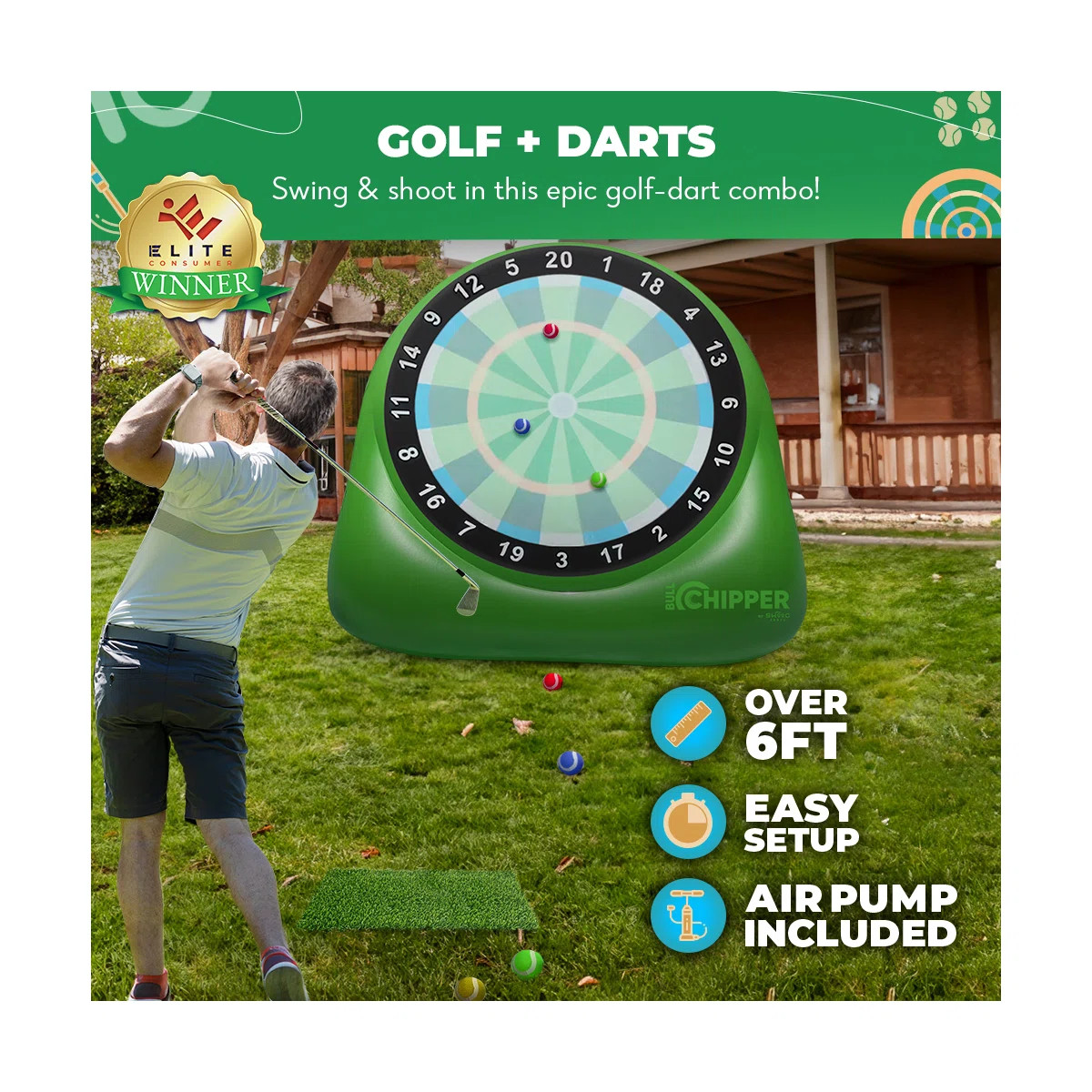 Bull Chipper | Giant Golf Darts | Wayfair North America