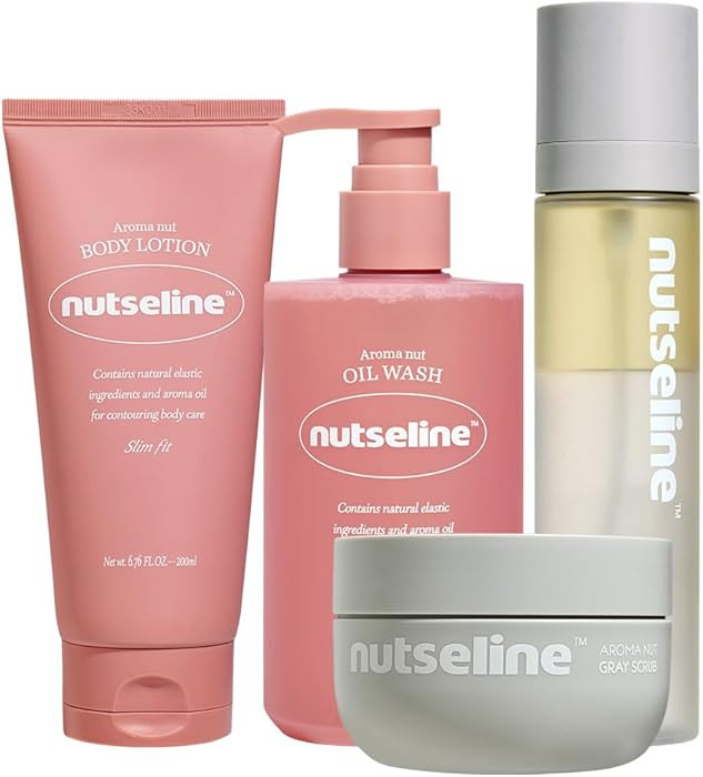 Aroma Slim Glow Set: Slim Fit Aroma Lotion + Aroma Oil Wash + Gray Scrub + Gray Mist | Amazon (US)