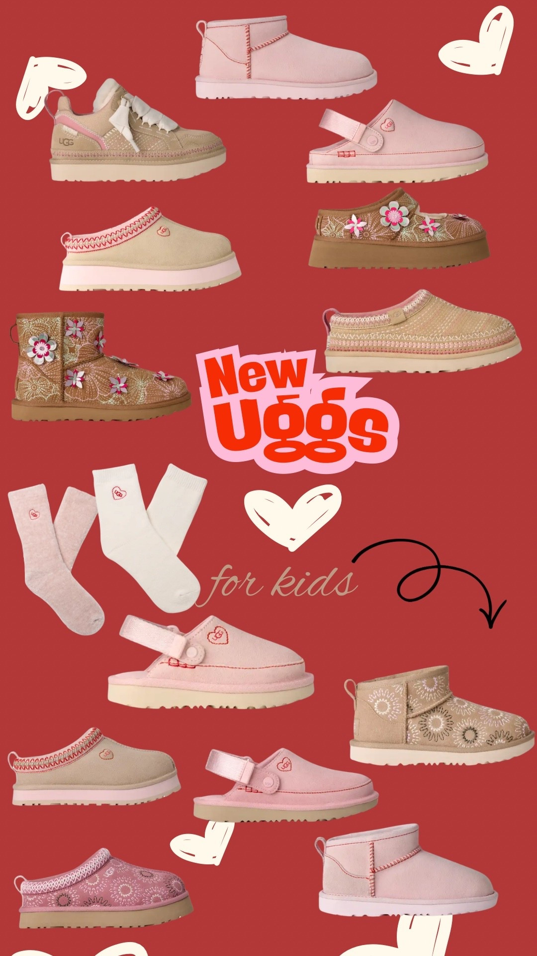New Uggs- womens & kids
Perfect for Valentine’s Day 

#LTKValentine #LTKmomlife #LTKKids