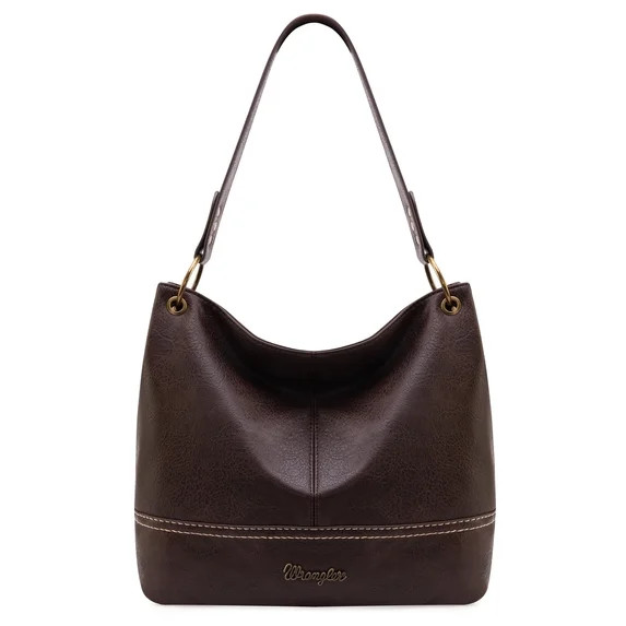 Wrangler Hobo Bags for Women Leather Tote Bag Shoulder Bag Top Handle Satchel Purses and Handbags... | Walmart (US)