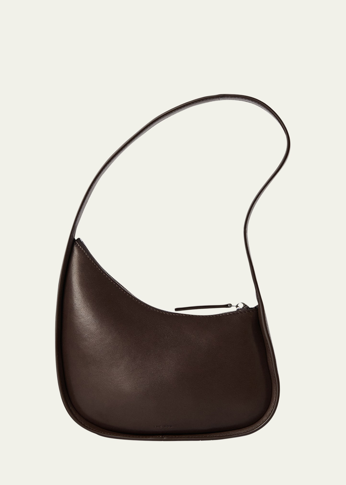 THE ROW Half Moon Shoulder Bag in Silk Leather | Bergdorf Goodman