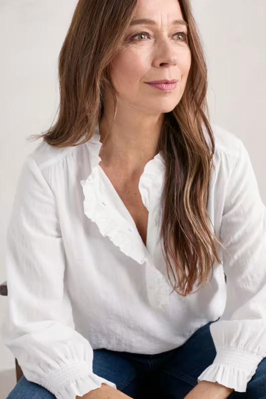 Feather Star Checked Top | Seasalt Cornwall