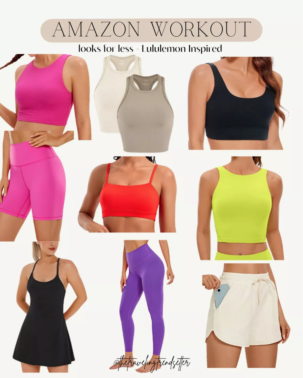 CRZ YOGA Breathable Sports Bras for Women