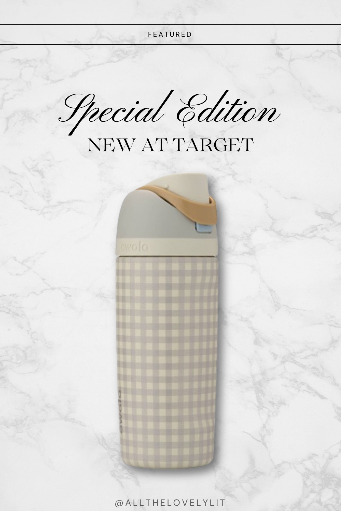 Adorable special edition owala at target, gingham water bottle, Cottagecore water bottle 
 

#LTKHome